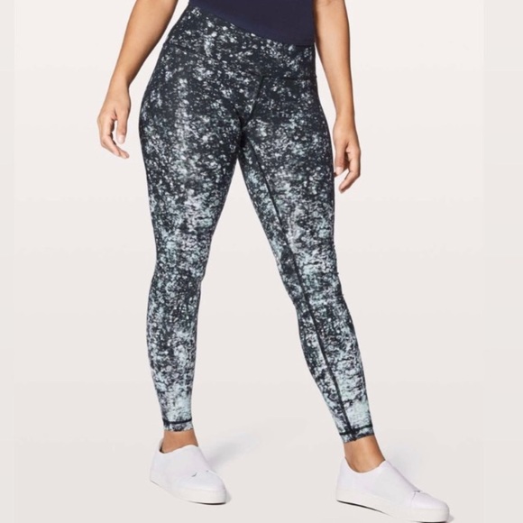 Lululemon || Wunder Under Hi Rise Effervescence Nulux 6 - Picture 1 of 10